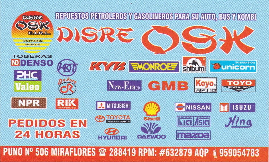 Disre OSK Arequipa